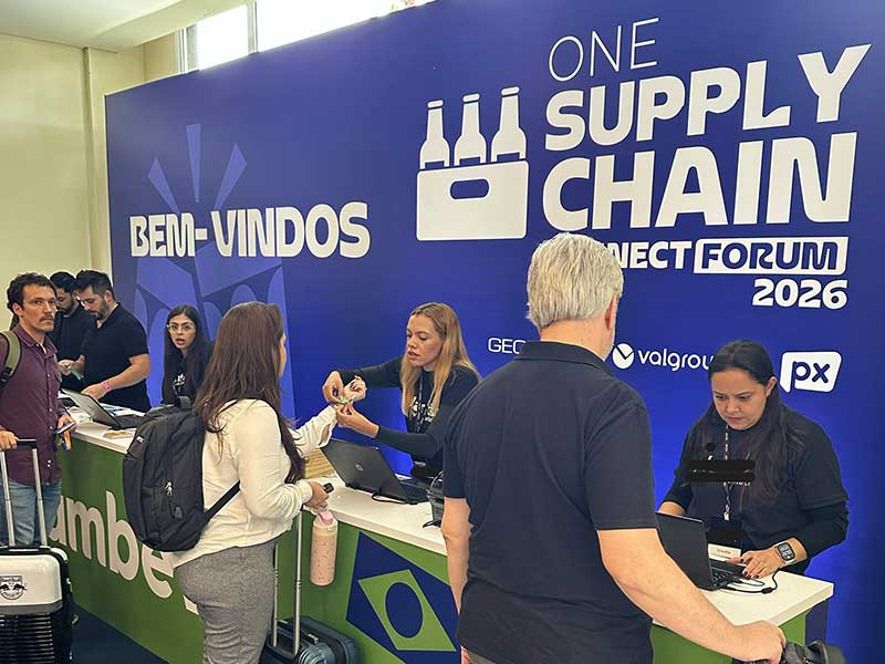 Credenciamento Omega House em evento corporativo AMBEV