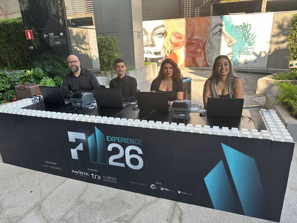 Operação da Omega House em evento corporativo